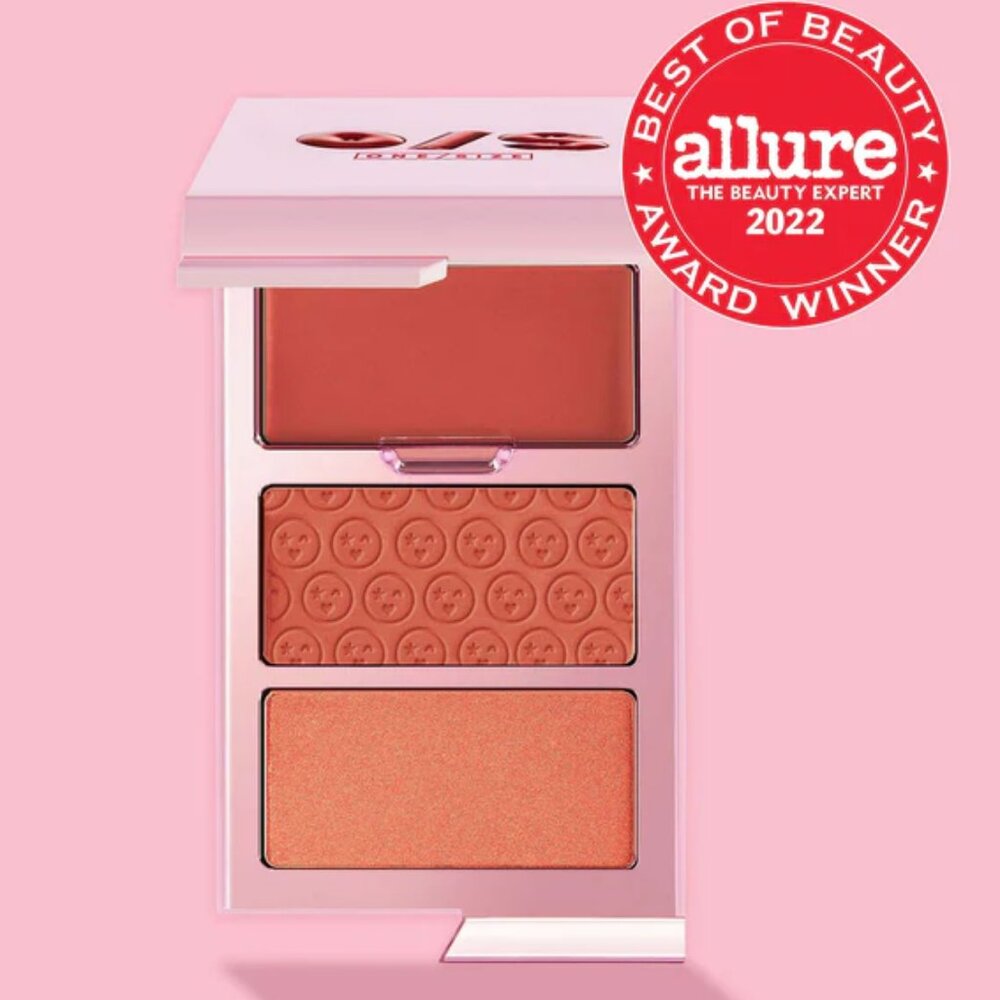 NIB ✅ ONE/SIZE #FREAKY PEACH Patrick Starr Cheek Clapper 3D Blush Trio O/S ✨ NIB
